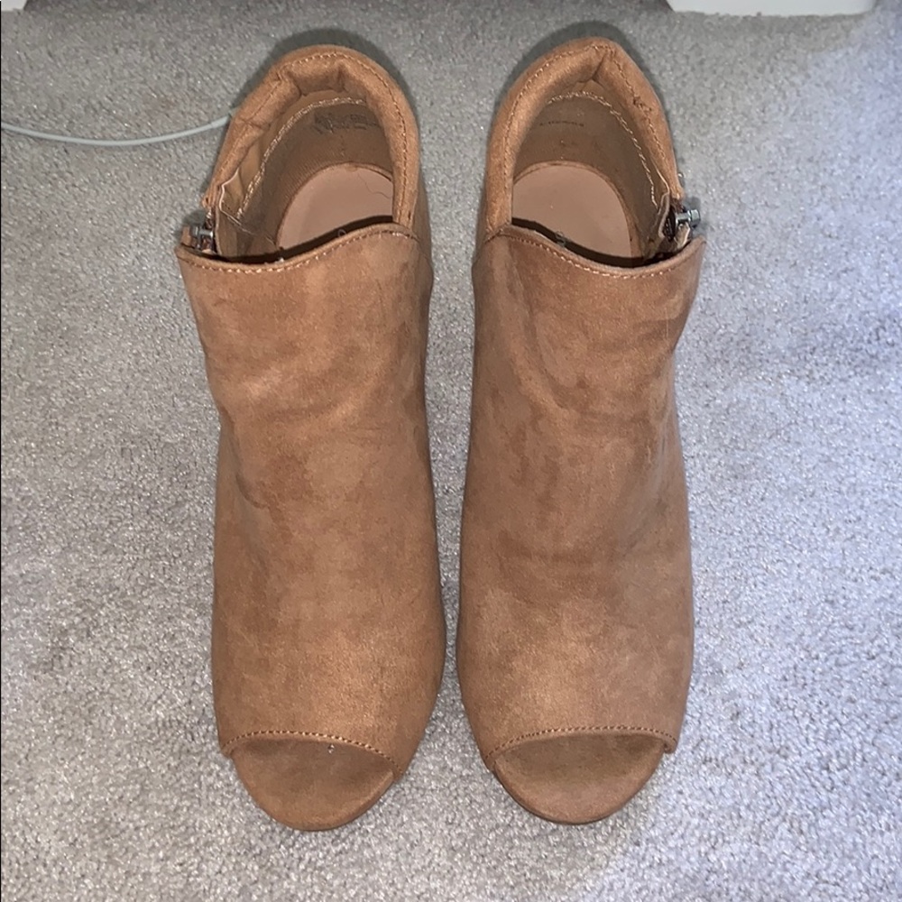 Charming Charlie Peep toe heels